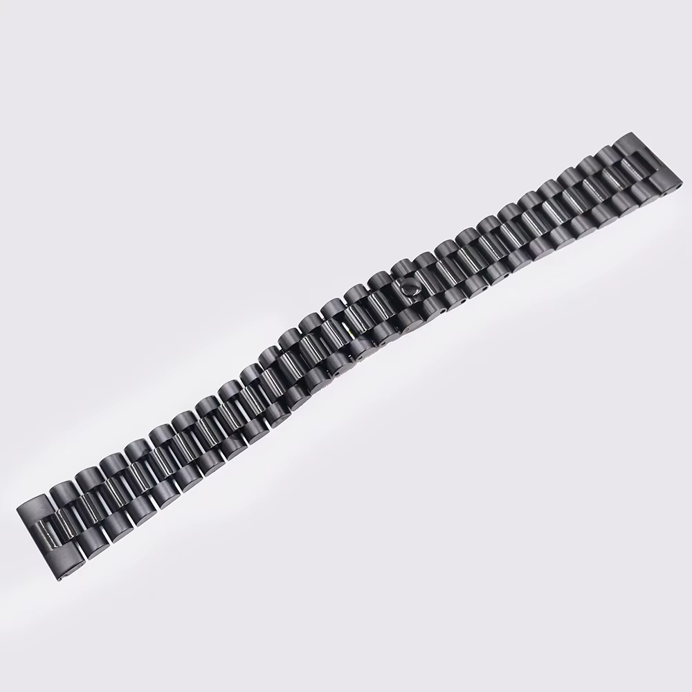 Rolamy 20 22mm 316L acier solide extrémité droite vis liens remplacement Bracelet de montre