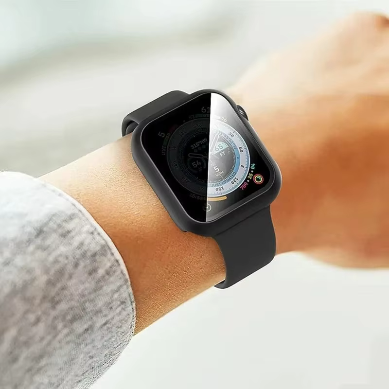 Verre + coque pour Apple Watch