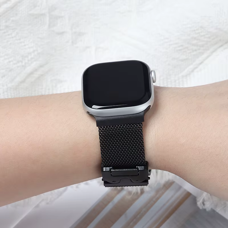 Bracelet à boucle milanaise pour Apple Watch