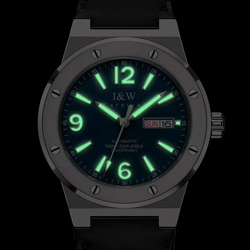 Relogio Masculino 2025 carnaval montre mécanique pour hommes marque de luxe automatique affaires montre-bracelet 50M étanche Reloj Hombre