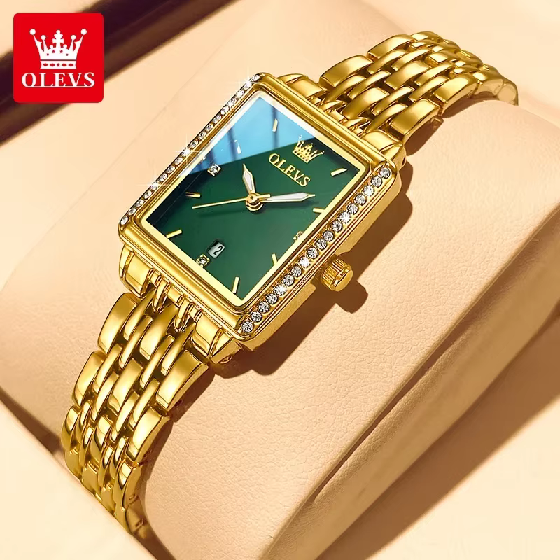 OLEVS 9995 montre pour femmes de luxe étanche lumineux élégant Quartz dames