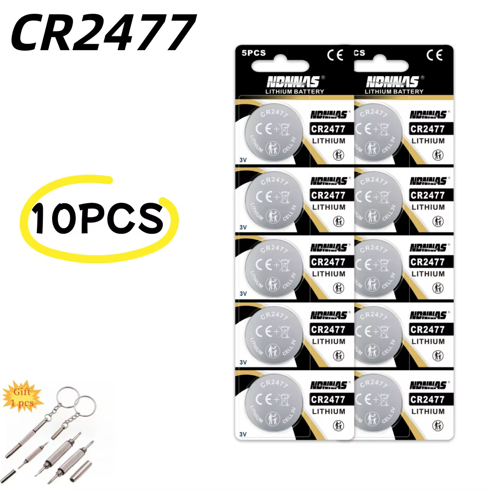 Batterie bouton CR2477 3V DL2477 ECR2477 KCR2477