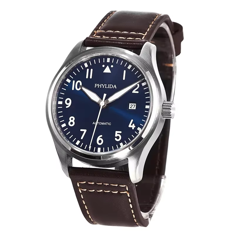 Montre Pilote Cadran Bleu