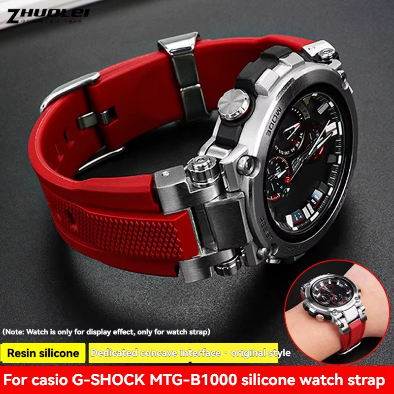 Bracelet à maillons en acier massif modifié MTG-B1000 pour Casio G-Shock