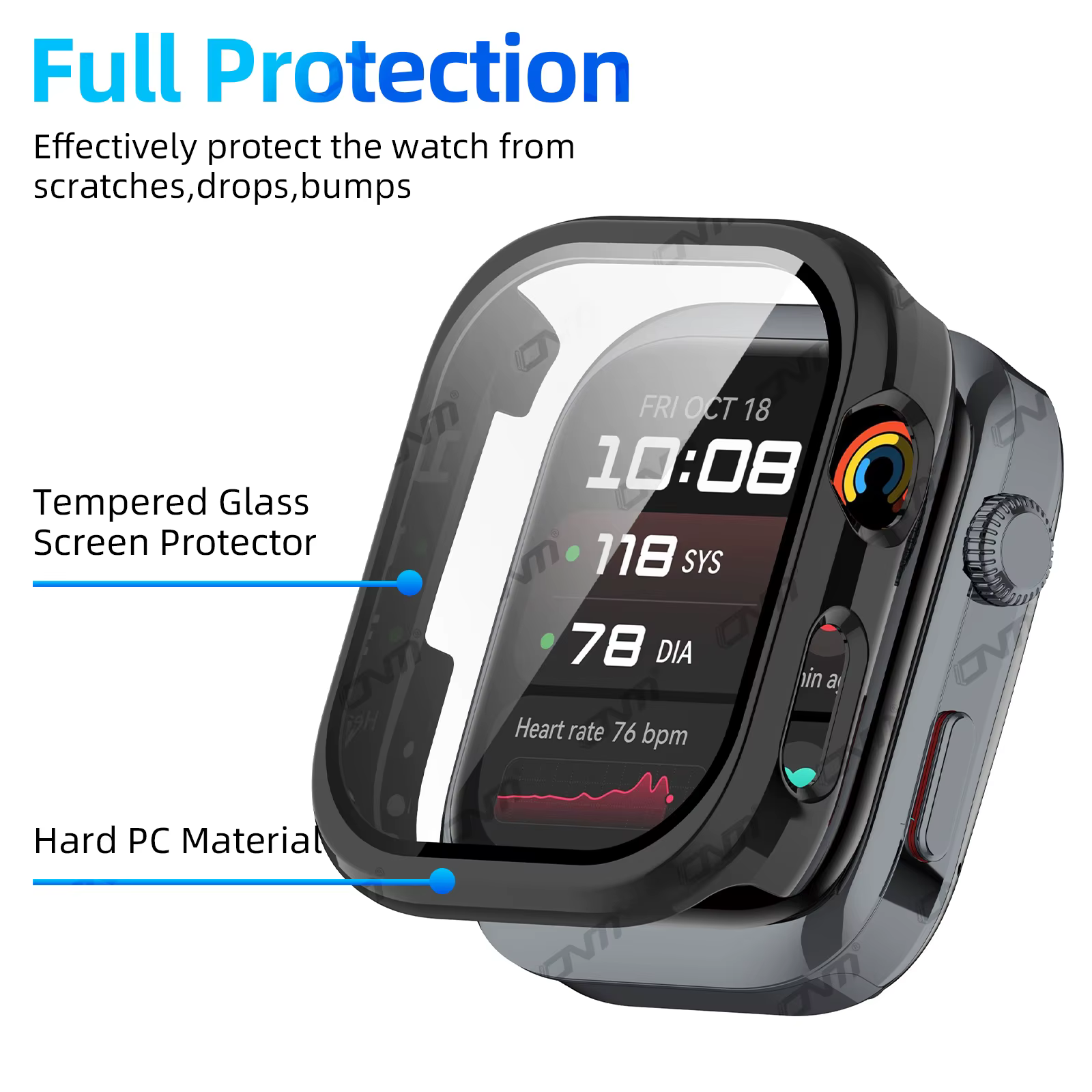 Coque en verre pour montre Huawei