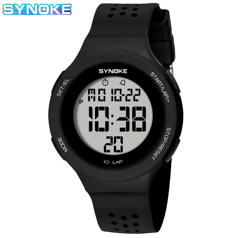 SYNOKE montres pour femmes mince luxe natation étanche montre de Sport numérique pour hommes LED horloge électronique multifonctionnel montre-bracelet de plongée