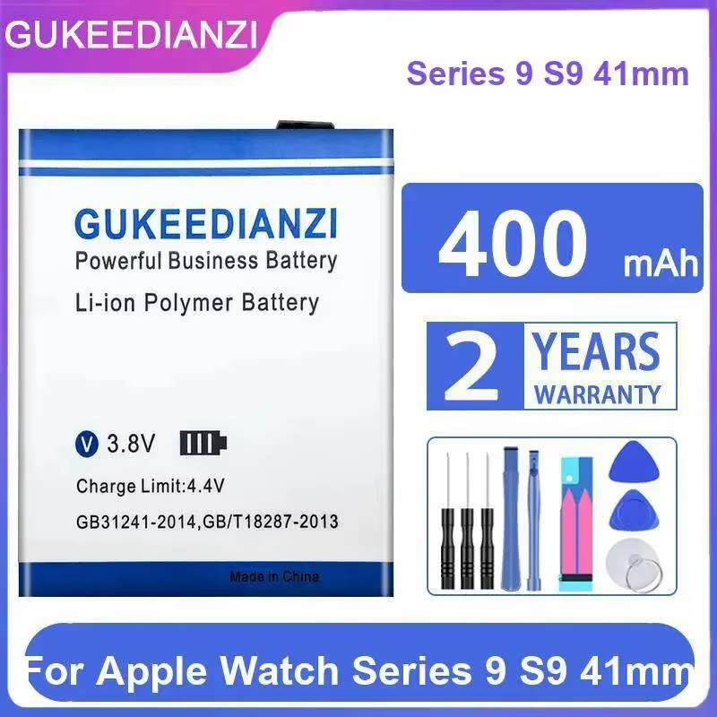 Batterie Ultra GPS 300-700 mAh pour Apple Watch Series 41MM 44MM 45MM SE SE2 1 2 3 4 5 6 7 8 9 40MM LTE 38MM 42MM
