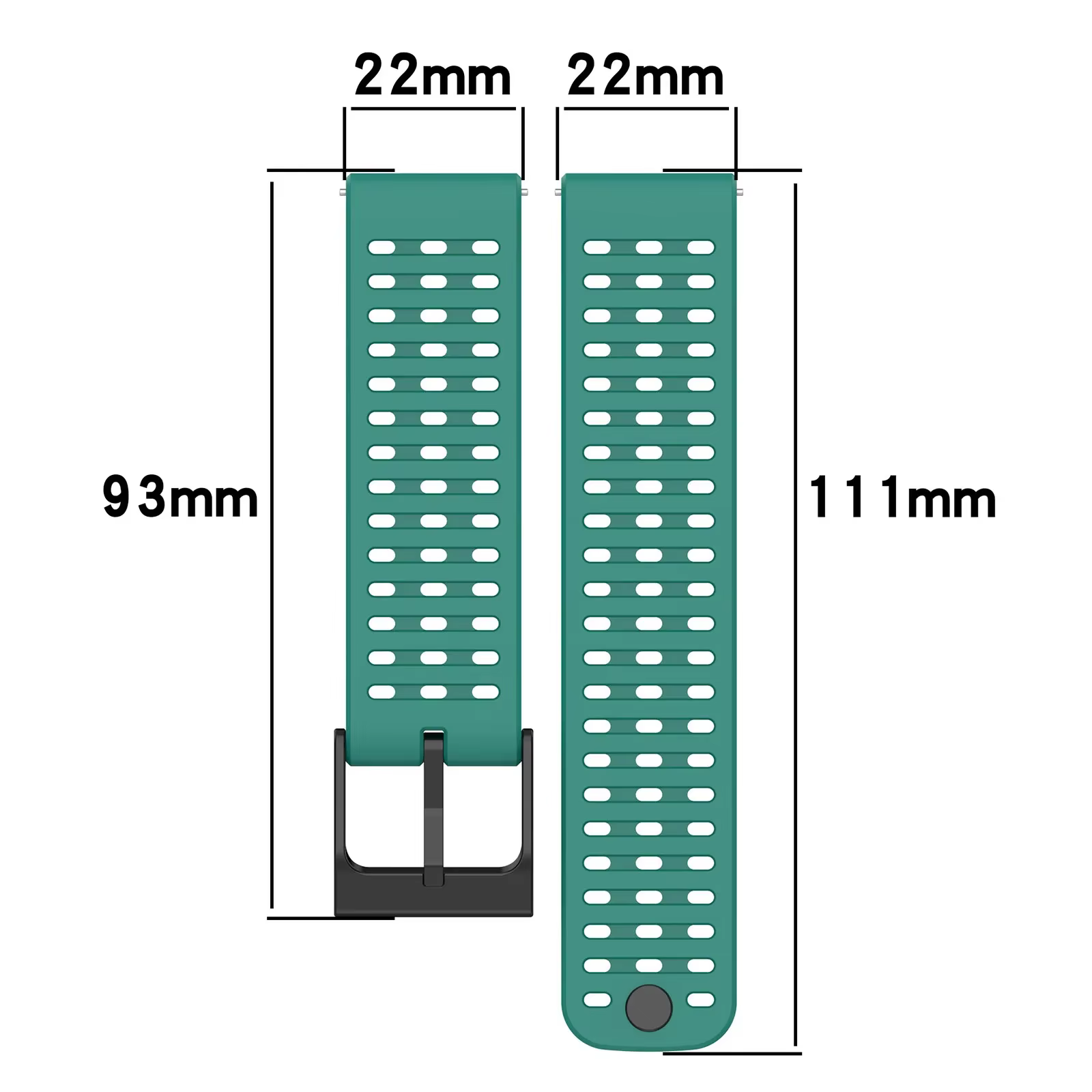 Bracelet en Silicone de 22MM pour montre intelligente Suunto 5 9 Peak Pro