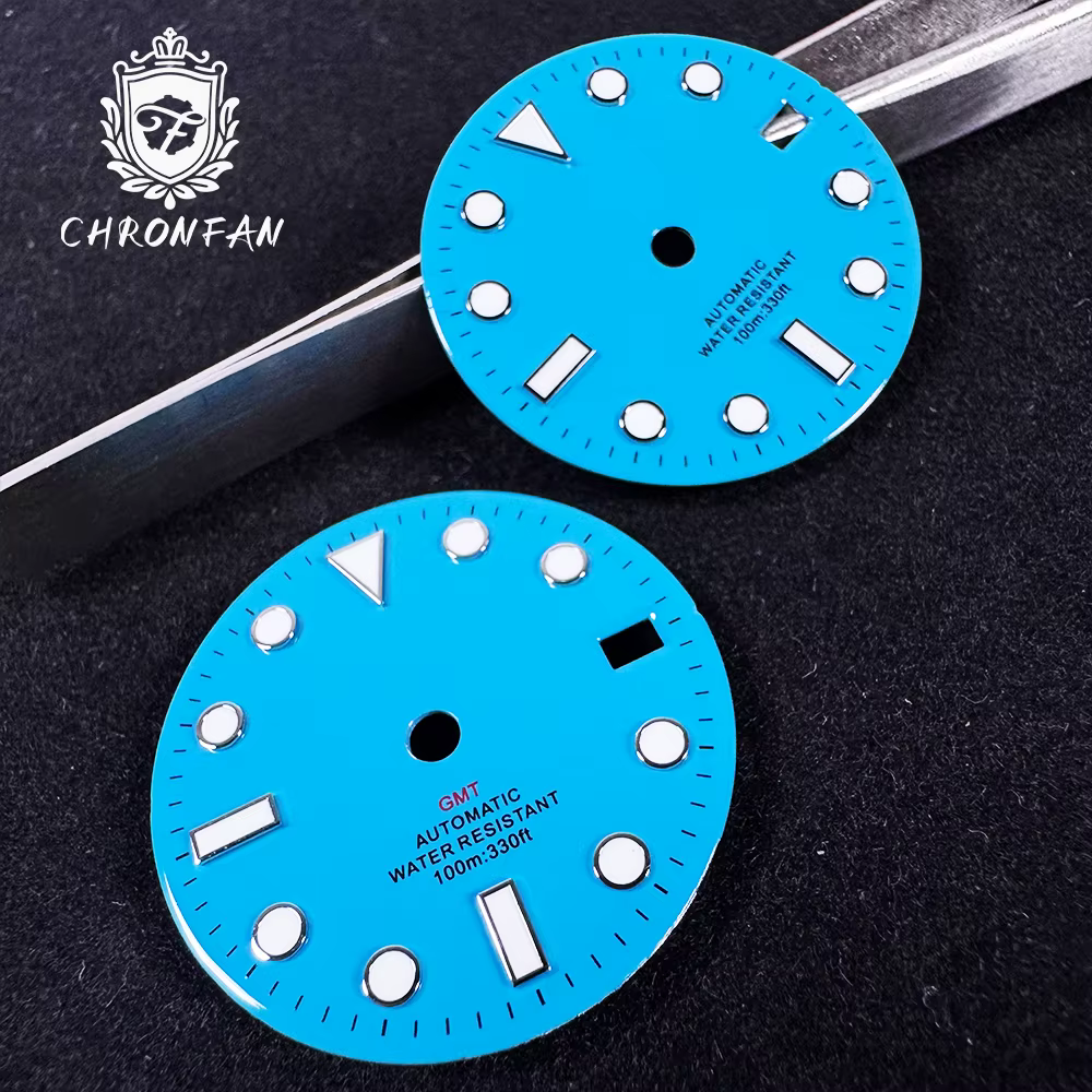 Bleu glace 28.5mm pour sous-montre cadran