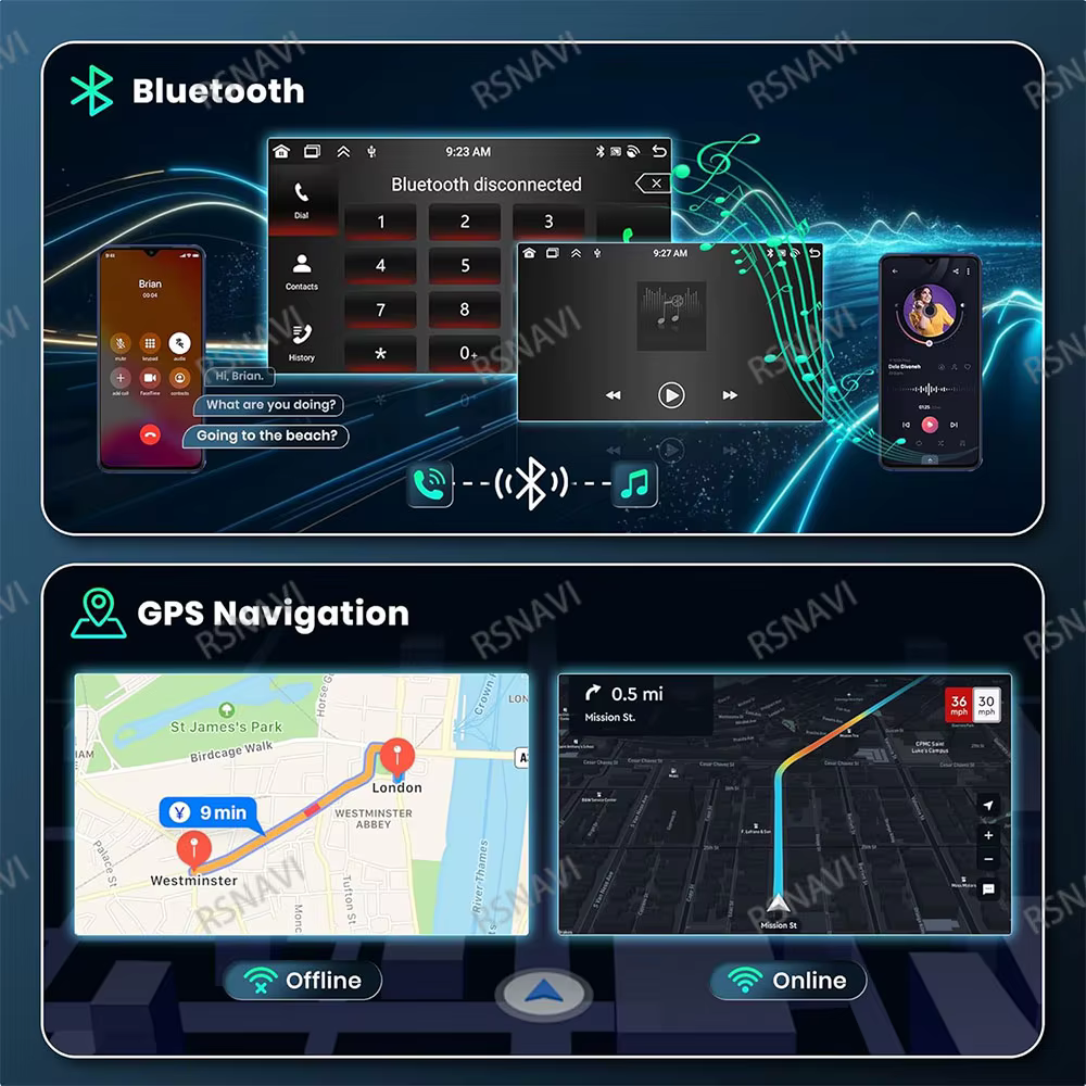 Android 15 Navigation GPS pour Renault Clio 3 CLIO 3 2005-2014 4G WIFI autoradio multimédia Carplay stéréo lecteur DVD caméra Auto