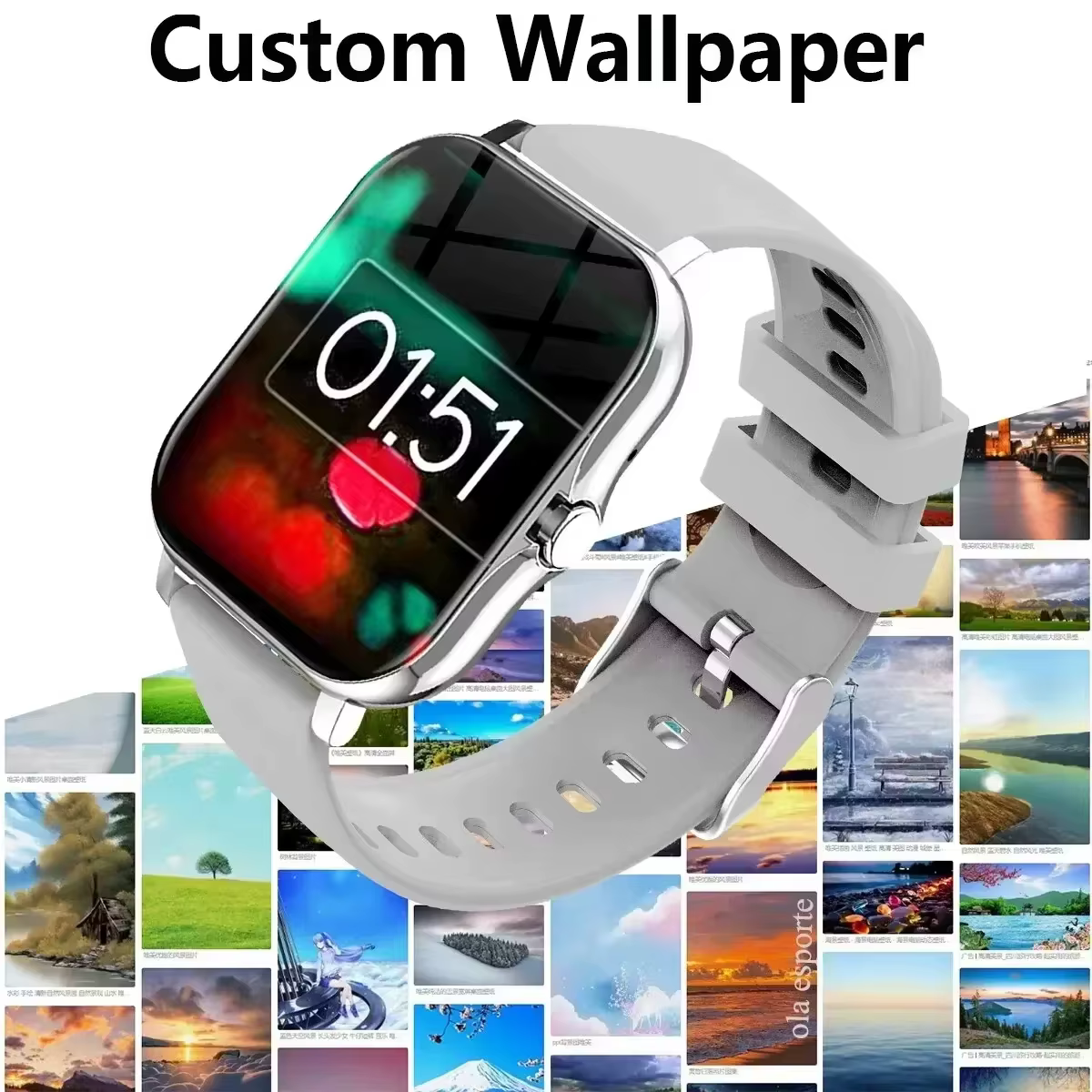 OPPO vente chaude nouvelle montre intelligente pour hommes femmes plus récent Sport SmartWatch visages Bluetooth appel