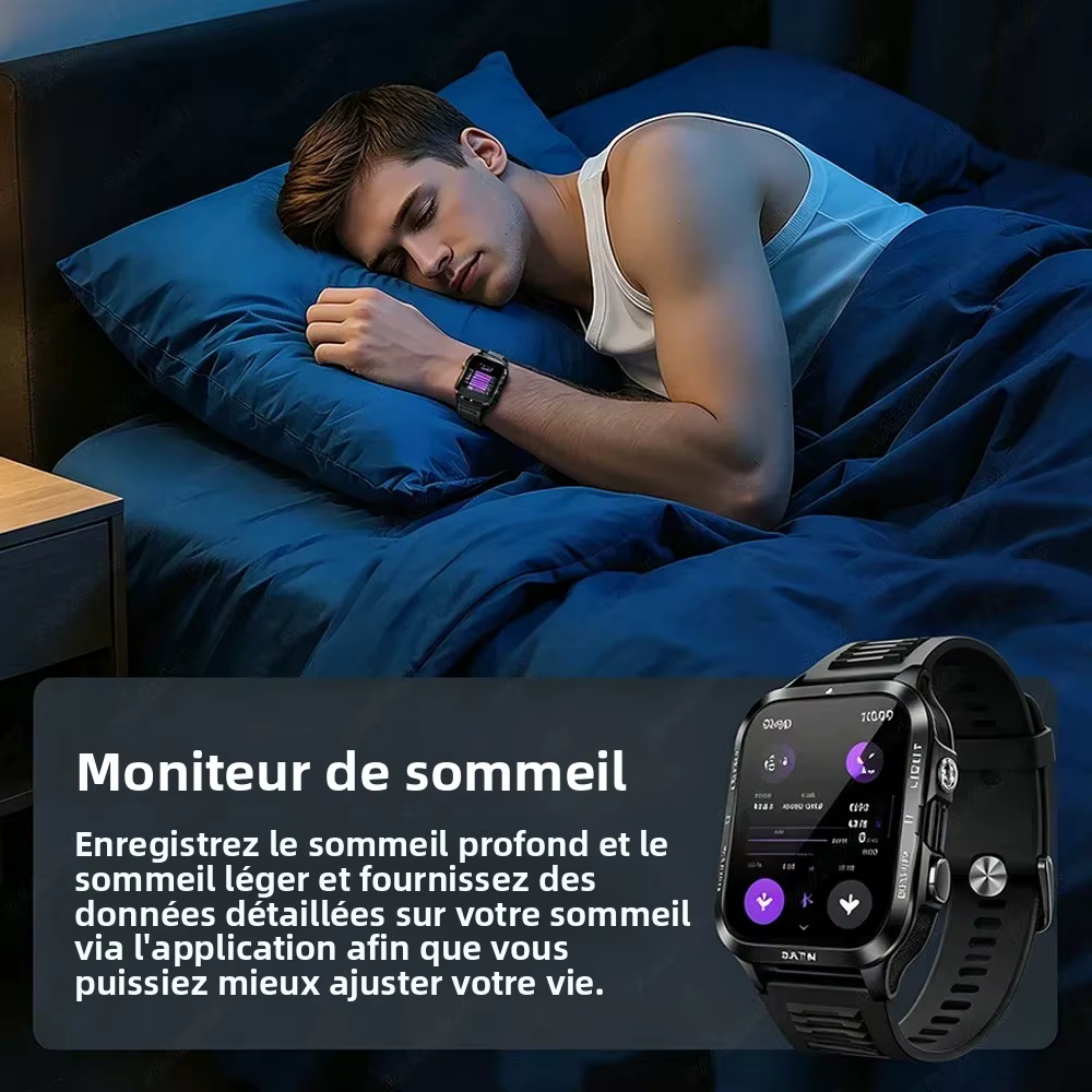 Montre connectée étanche 3ATM
