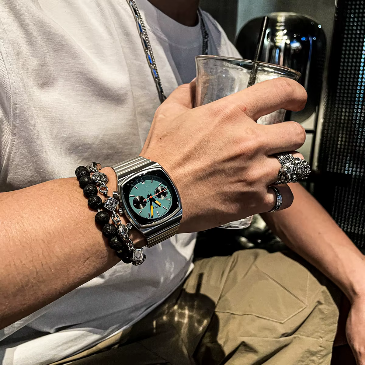 CILOA 2025 Nouvelle montre à quartz pour hommes en acier inoxydable de qualité supérieure - Style business et