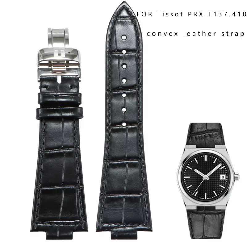 Bracelets de montre en cuir pour Tissot