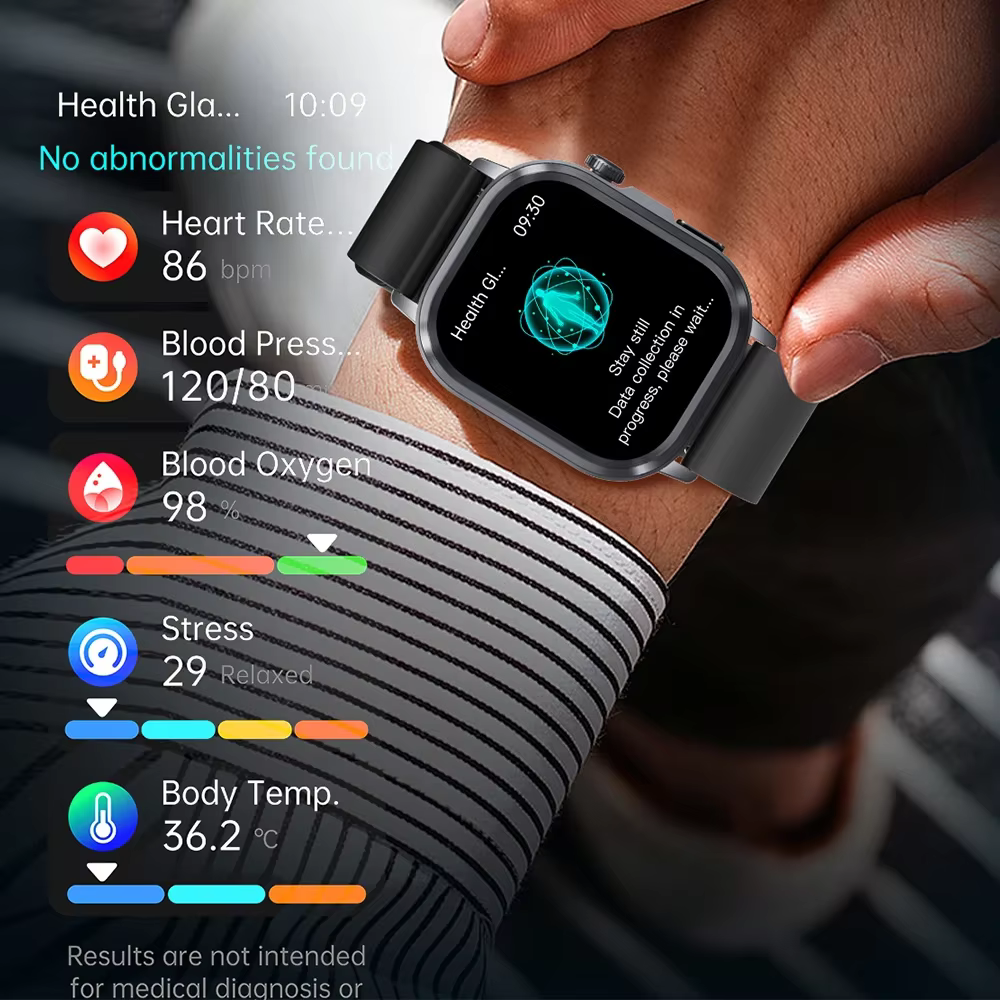 Montre connectée 2025, moniteur de santé précis