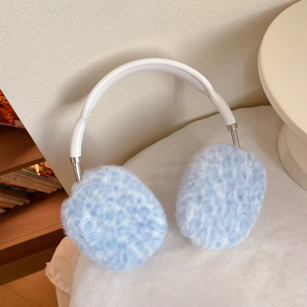 Étui Airpods Max 2 en fourrure pelucheuse