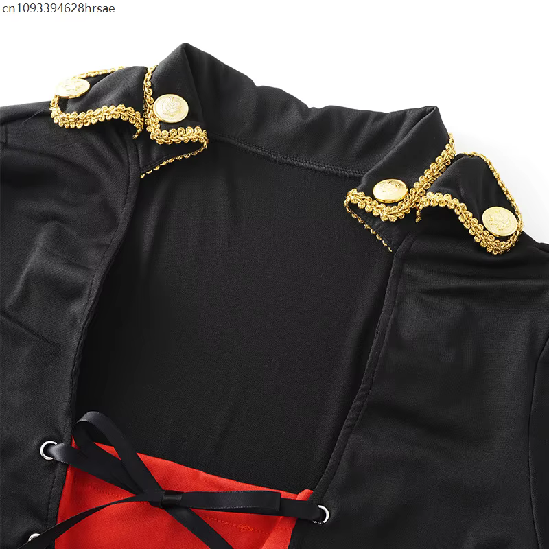 Costume de pirate pour femme, tenue de cosplay de capitaine gothique, robe de fantaisie sexy pour adultes, performance scénique