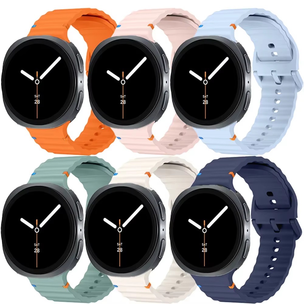 Bracelet de sport océan en Silicone pour Samsung Galaxy Watch8