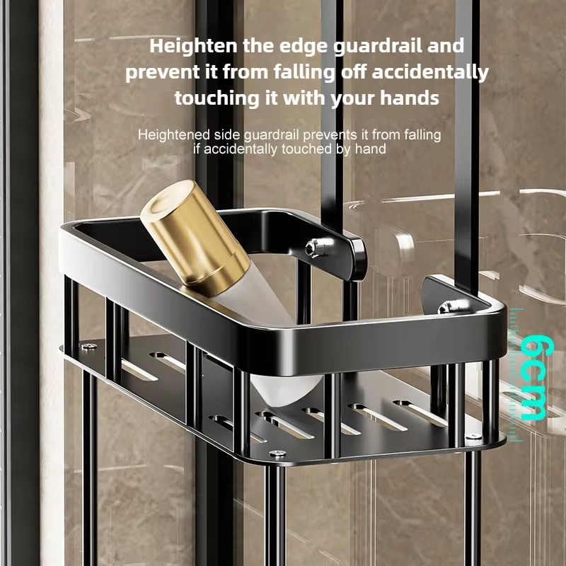 HOStorage-Caddie de douche au-dessus de la porte, étagère de douche à double couche, T1