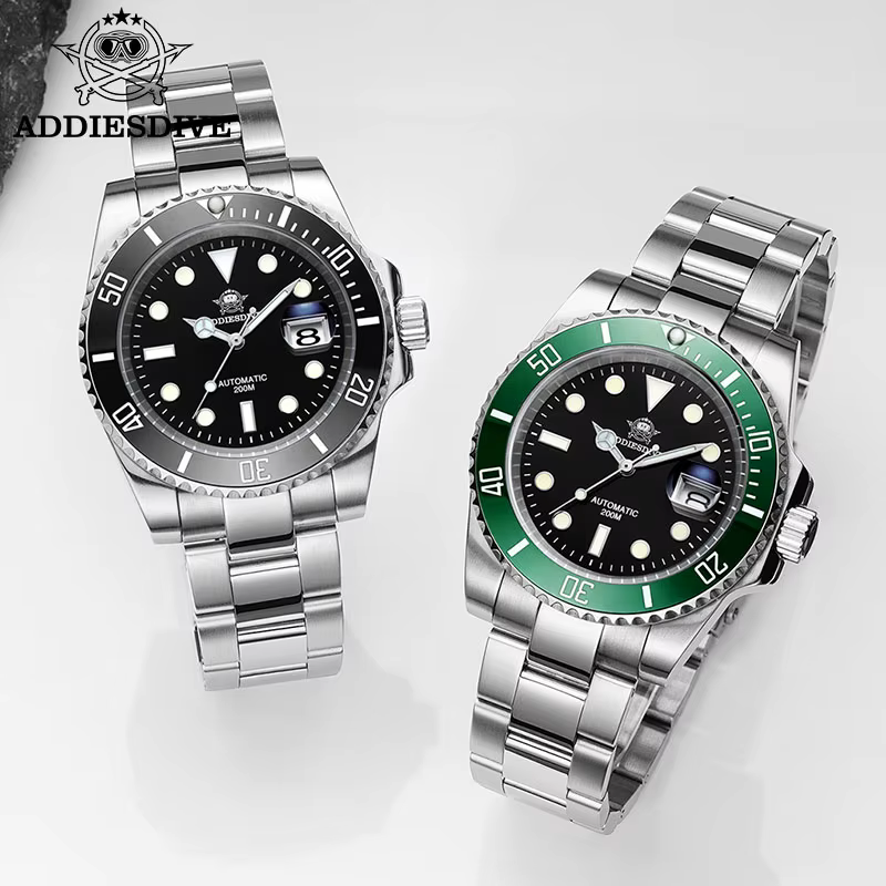 ADDIESDIVE montre automatique de luxe pour hommes 8215