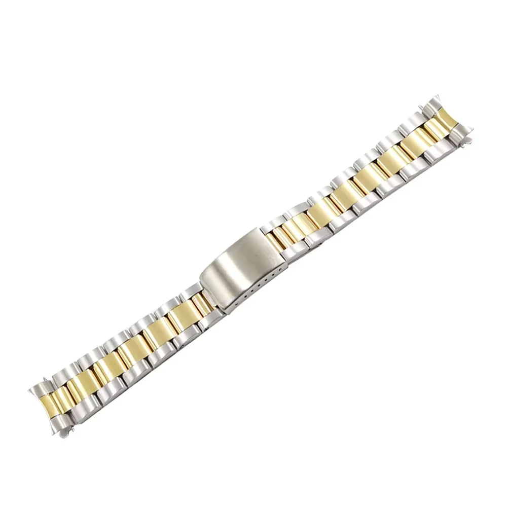 Rolamy 19 20mm Bracelet de montre en gros en acier inoxydable 316L ton or Rose argent