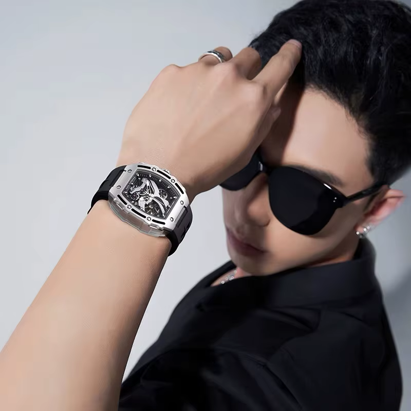 2024 montre automatique pour hommes marque Mark Fairwhale mode la grande muraille conception