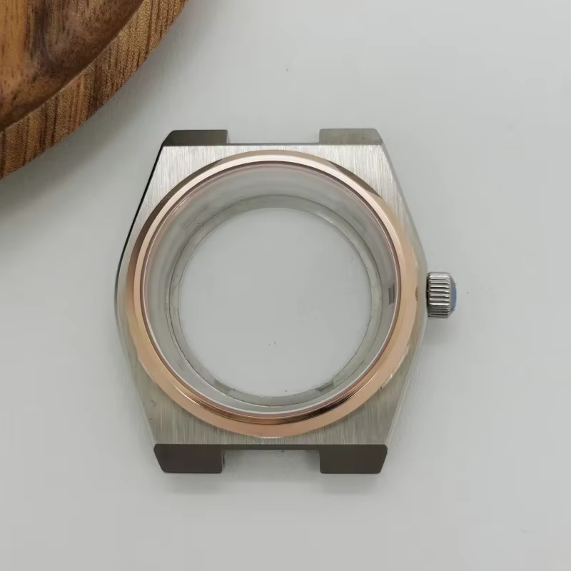Boîtier de montre PRX Super Player avec anneau argenté