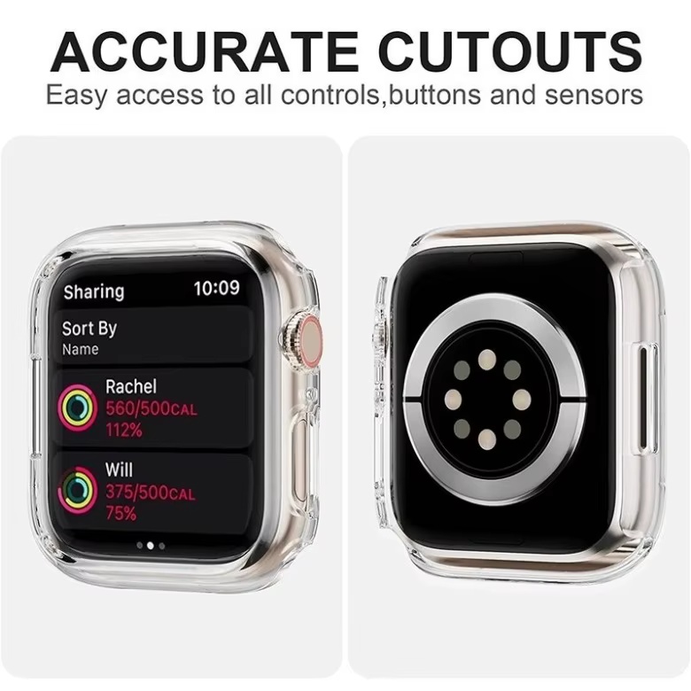 Coque creuse pour Apple Watch série 11 10 9 8 7 6 5 4 SE Ultra 3 2