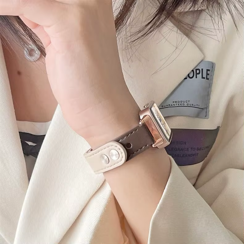 Bracelet en cuir pour Huawei Band 10 9 8