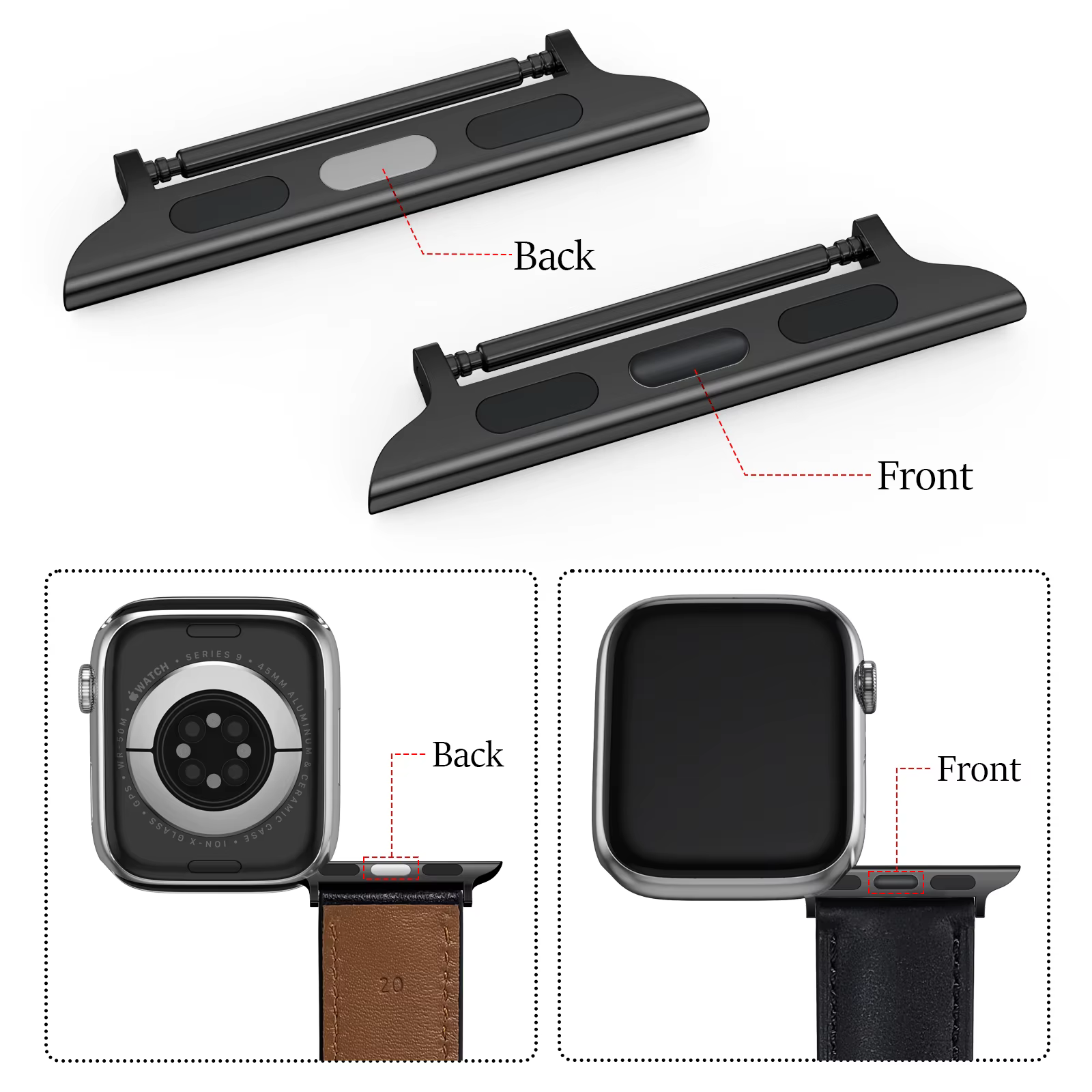 Connecteur de bracelet de montre pour Apple Watch Ultra 2