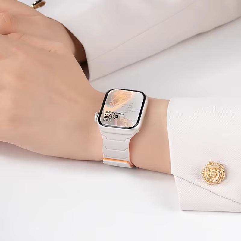 Bracelet magnétique en Silicone pour Bracelet de montre Apple Ultra 2