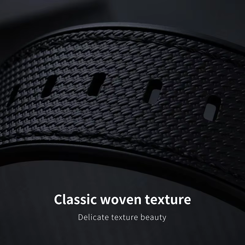 Bracelet de montre en caoutchouc souple