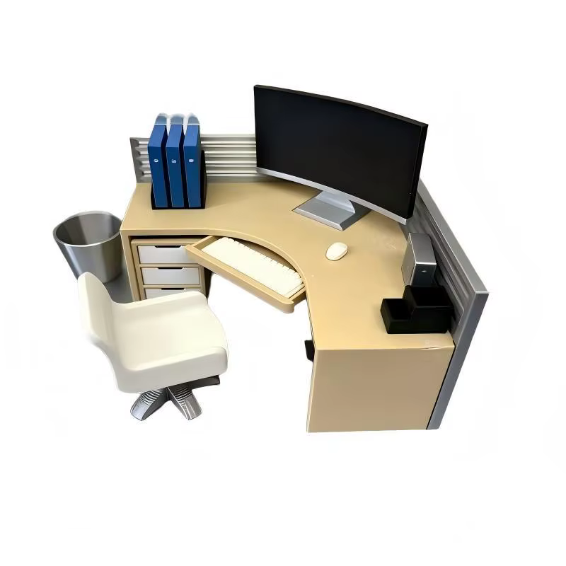 Chaise de bureau miniature pour maison de poupée, ornement en résine, décoration de scène de bureau pour les amateurs de loisirs créatifs, présentation sur le bureau à domicile