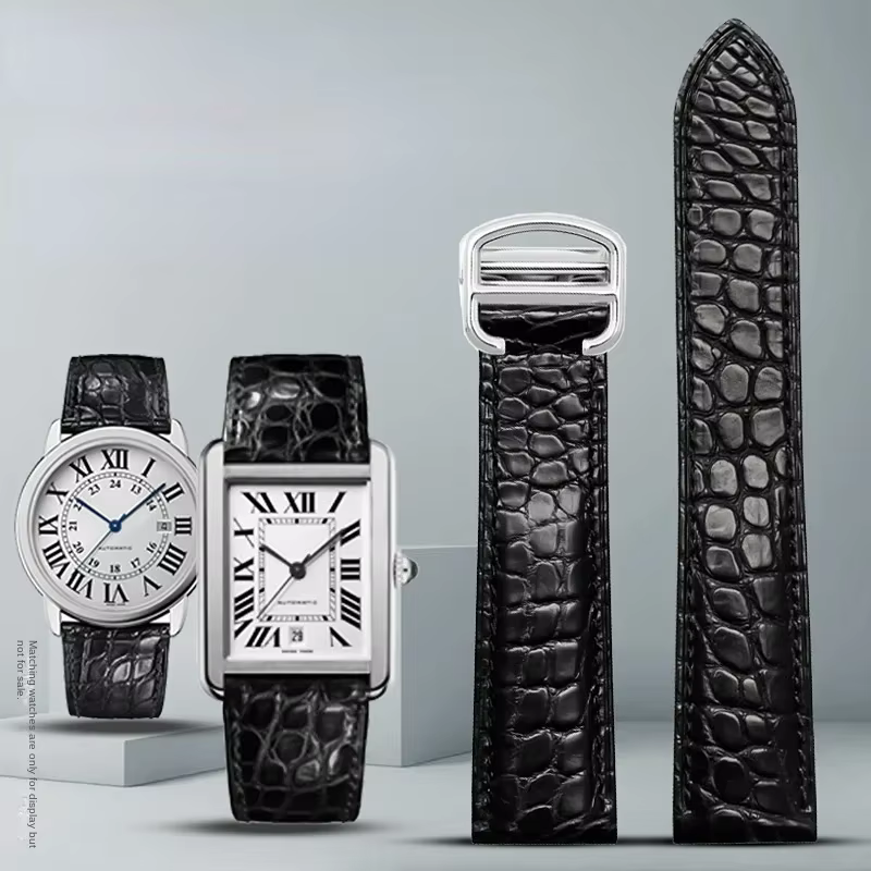 Bracelet de montre noir marron bleu
