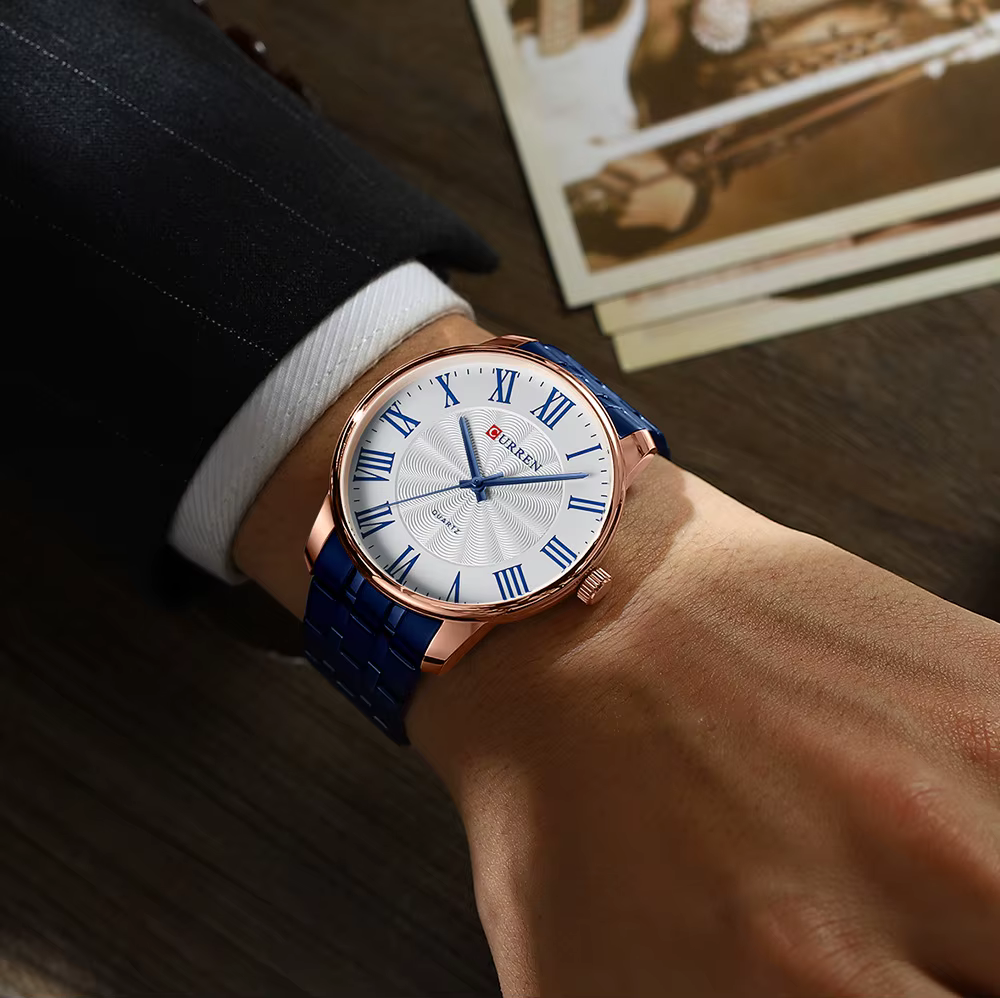 Montre à quartz minimaliste pour homme Curren 8422