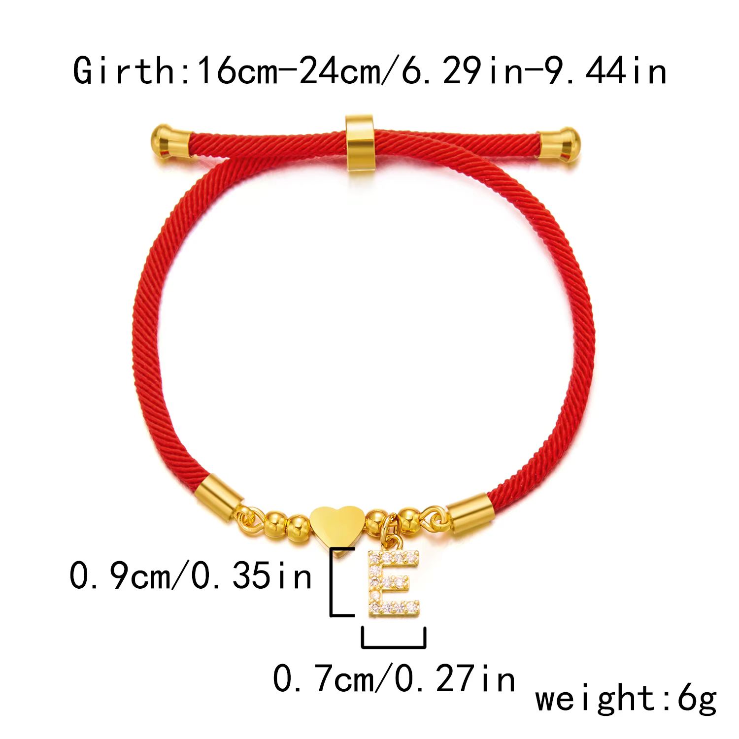 Bracelet Initial en acier inoxydable pour femmes