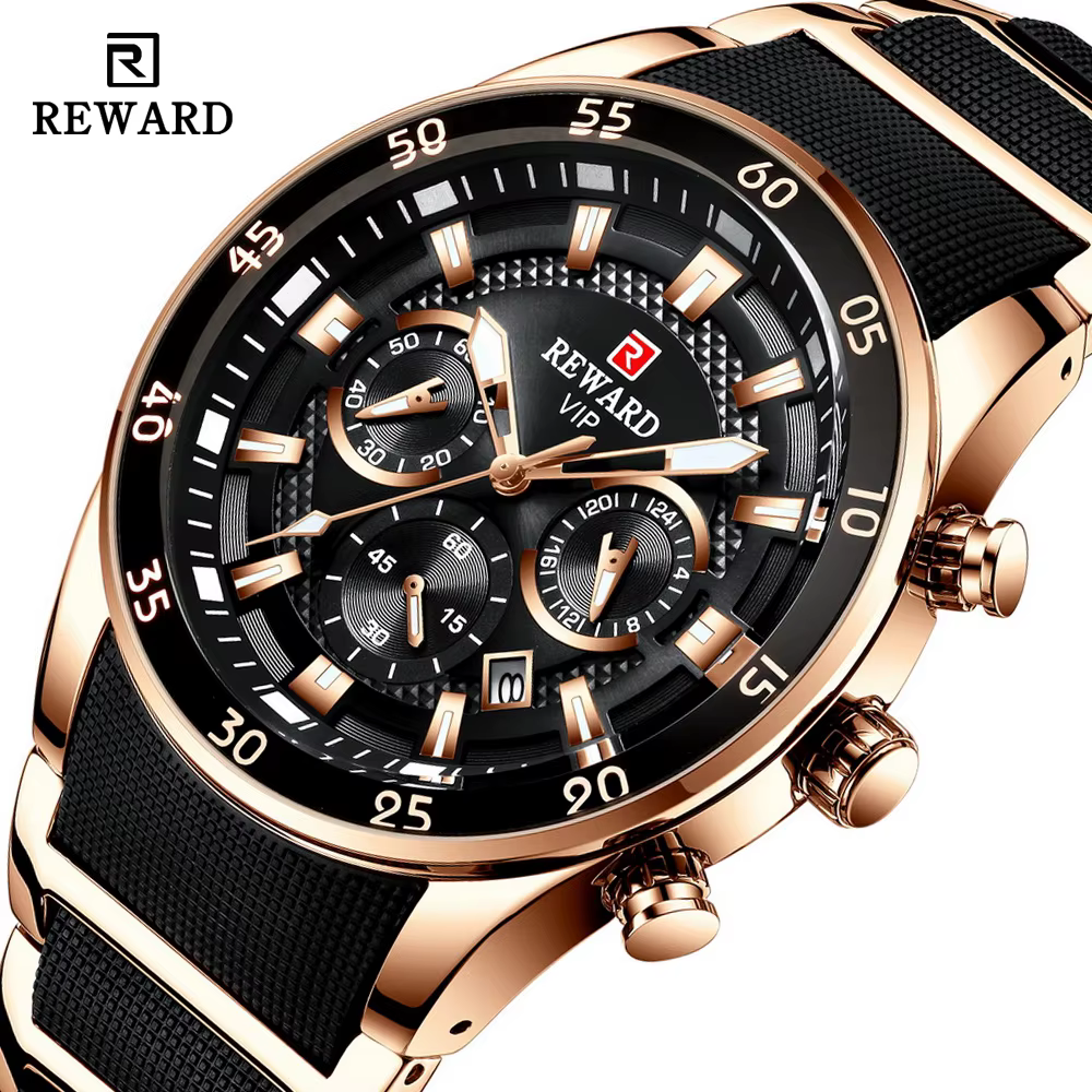 Récompense grand cadran hommes montres haut de gamme marque Sport montre étanche