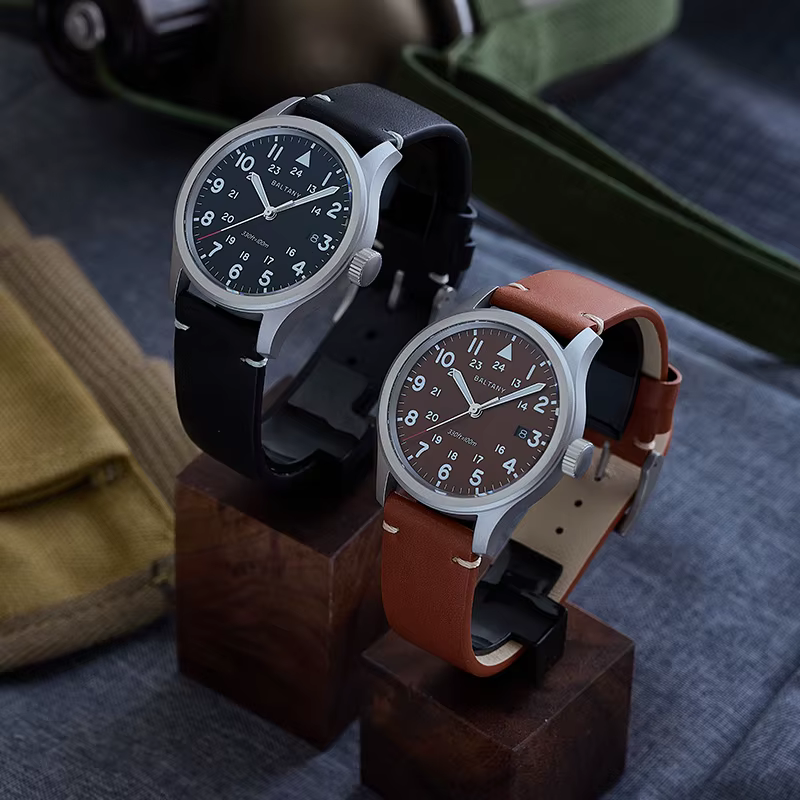 Montre de terrain à quartz Baltany S2082 pour homme