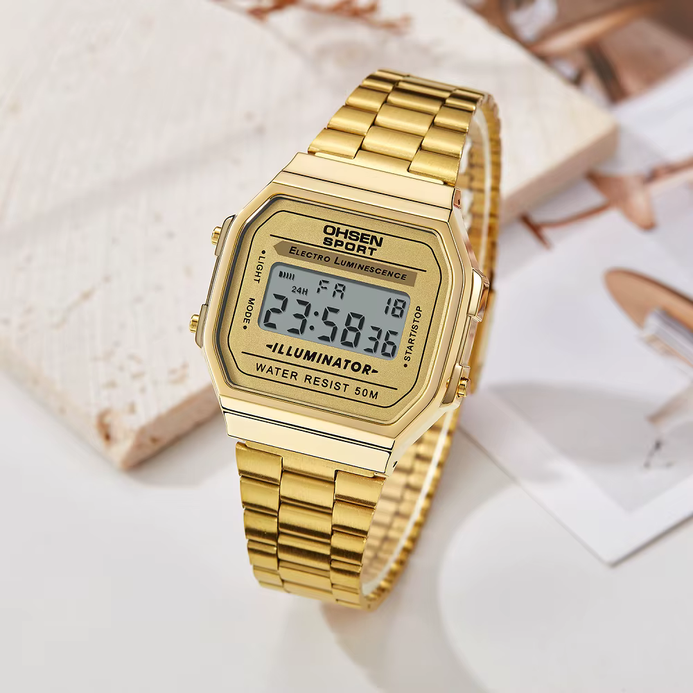 Montre numérique pour femmes OHSEN