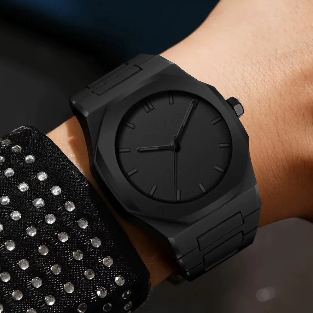 VA VA VOOM marque hommes montre créative mode Silicone noir Style d'affaires arabe numérique créatif militaire Quartz montres de sport