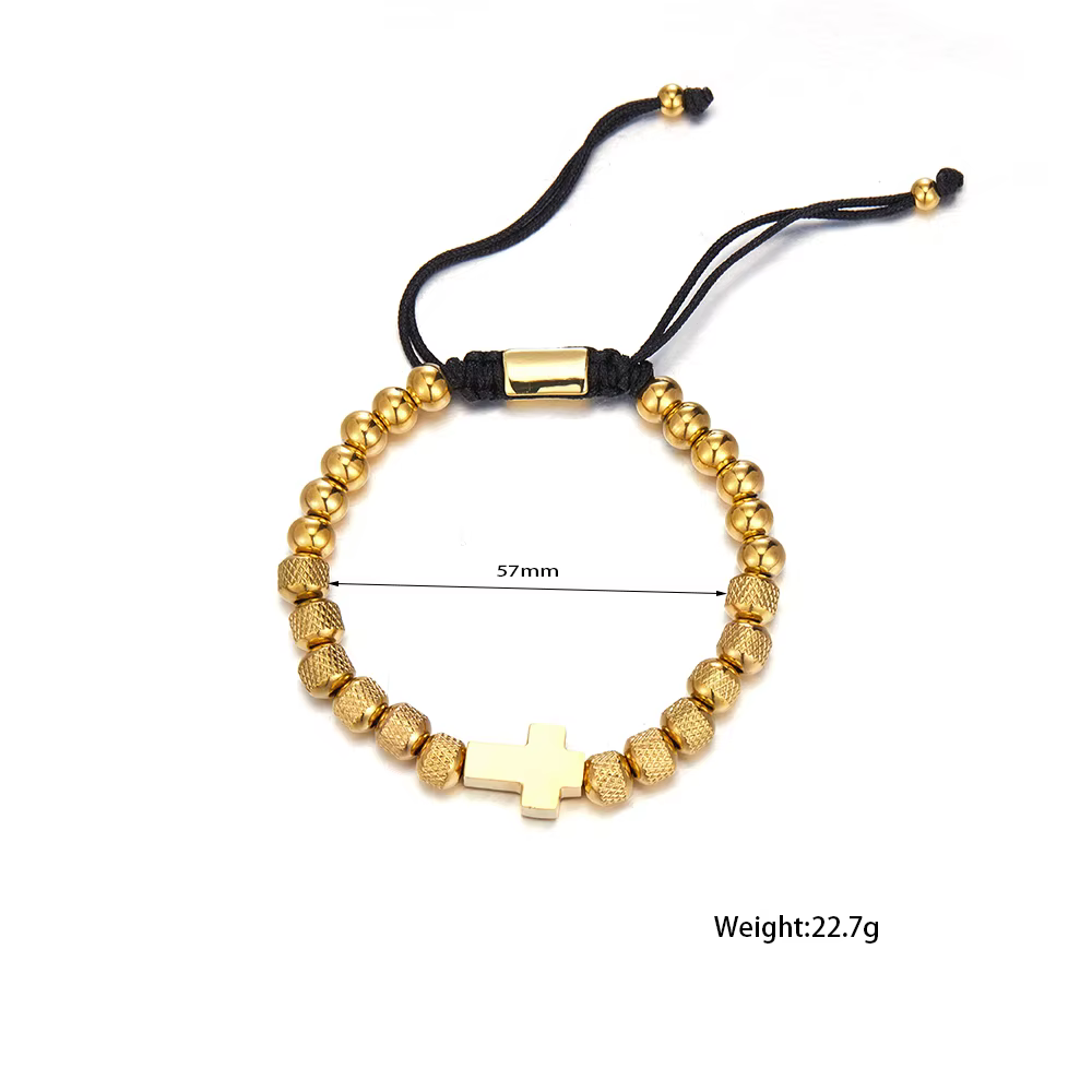 Bracelet en acier inoxydable galvanisé bon marché pour femmes