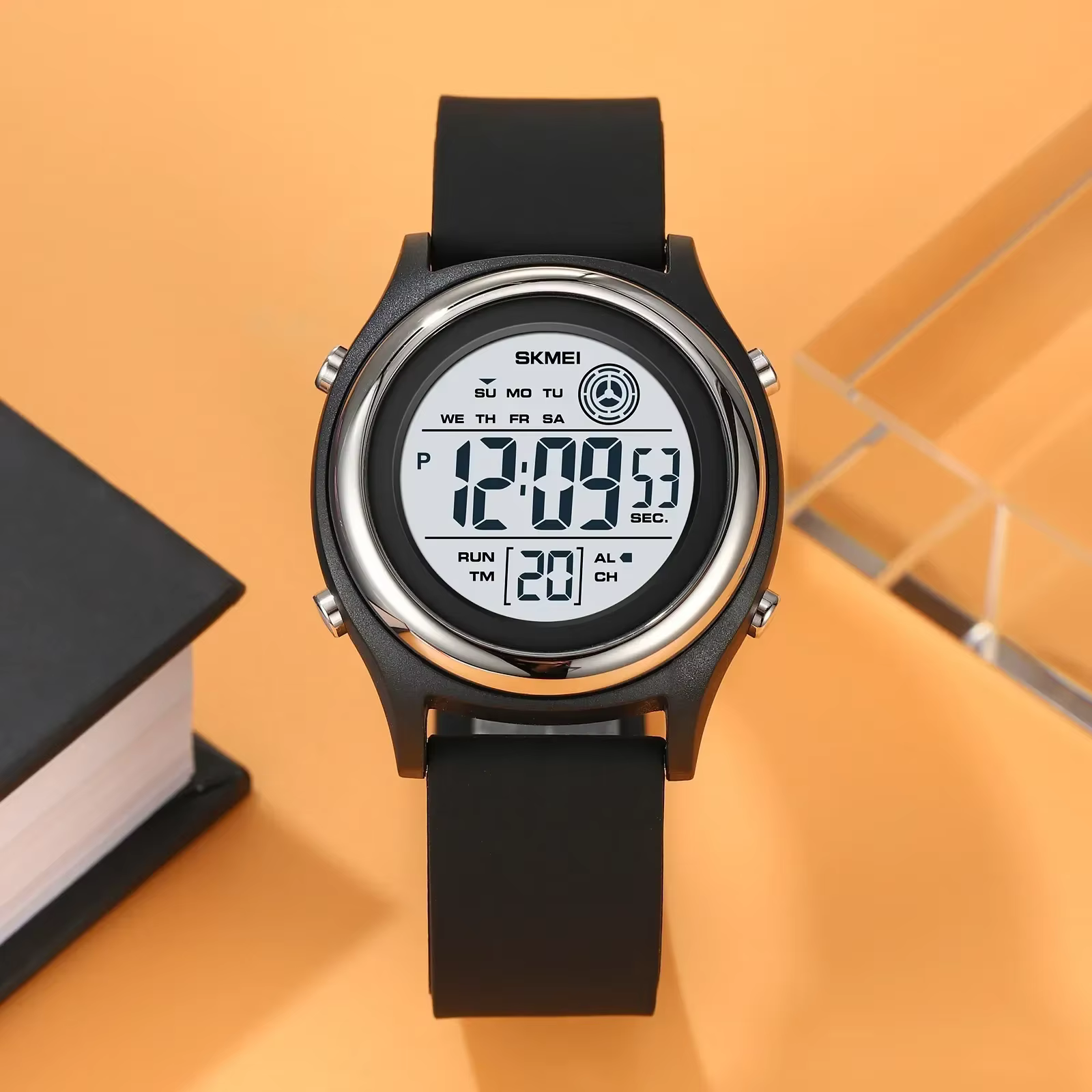 SKMEI 2094 femmes chronomètre dame montre-bracelet 50 M étanche antichoc reloj mujer rétro-éclairage affichage compte à rebours montres numériques