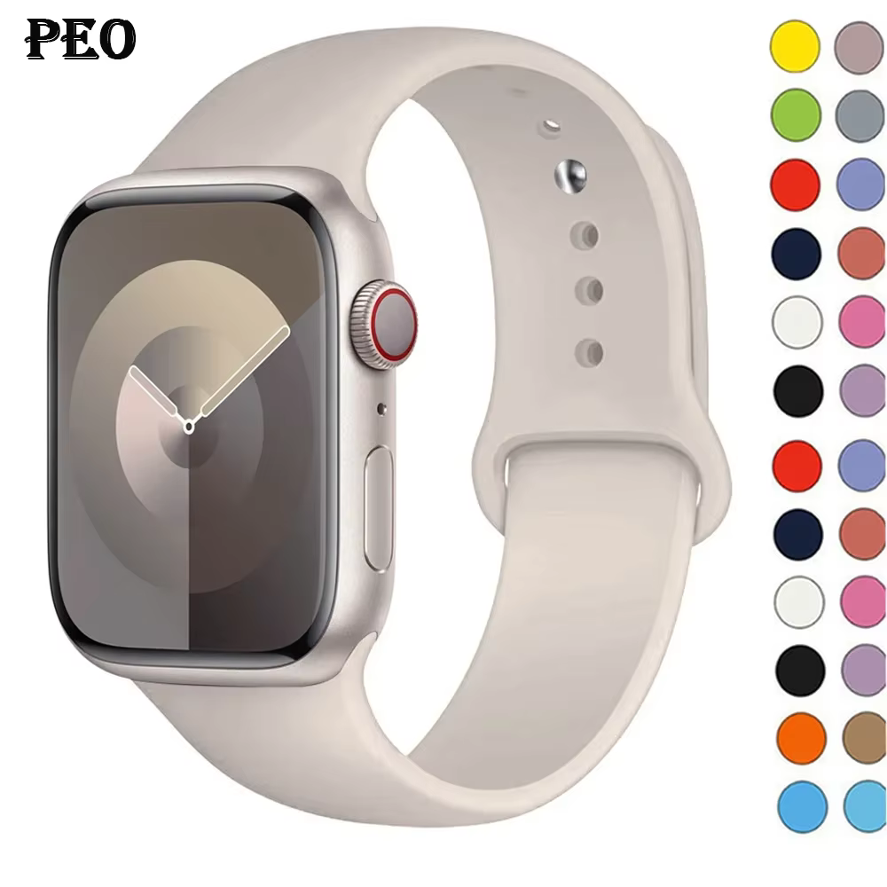 Bracelet en Silicone pour Apple Watch