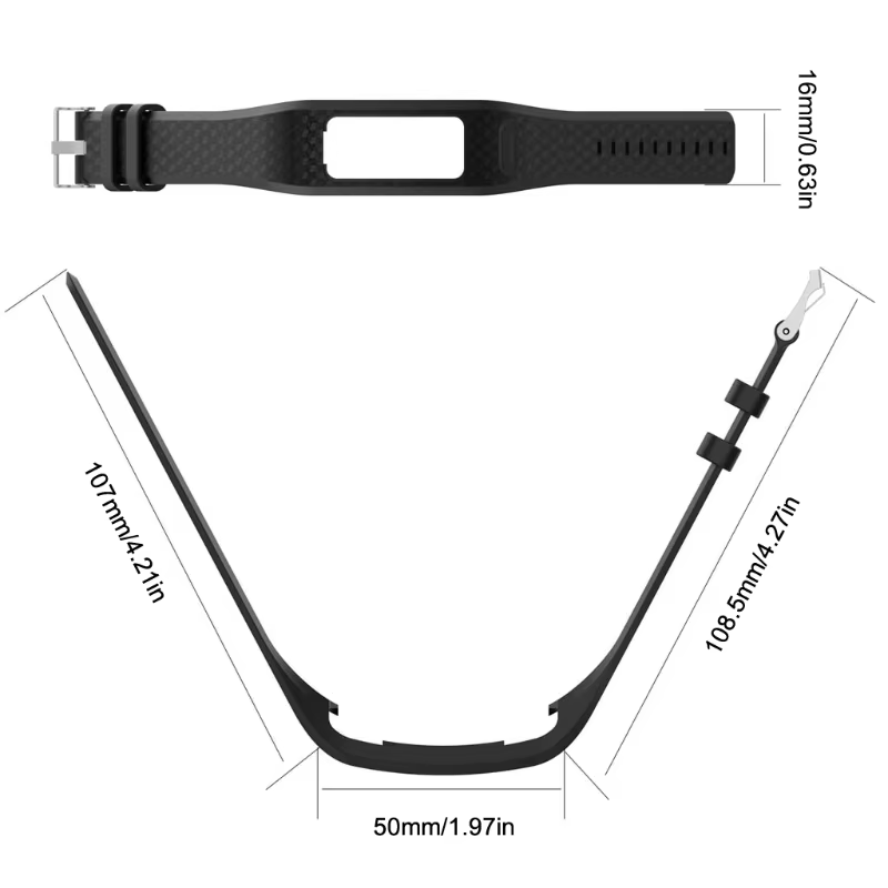Bracelet de sport ajustable en Silicone pour montre connectée Garmin Vivofit