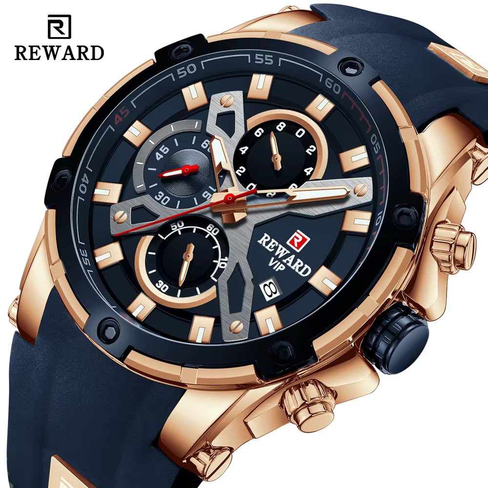 Montre-bracelet de sport à quartz de luxe pour homme
