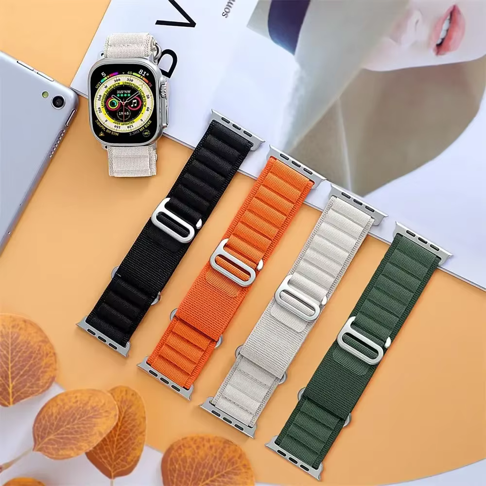 Boucle alpine pour bracelet de montre Apple ultra 2 49mm série 10 9 8 7 6 SE 5 4 46mm 42mm 40-44mm 45mm 41mm