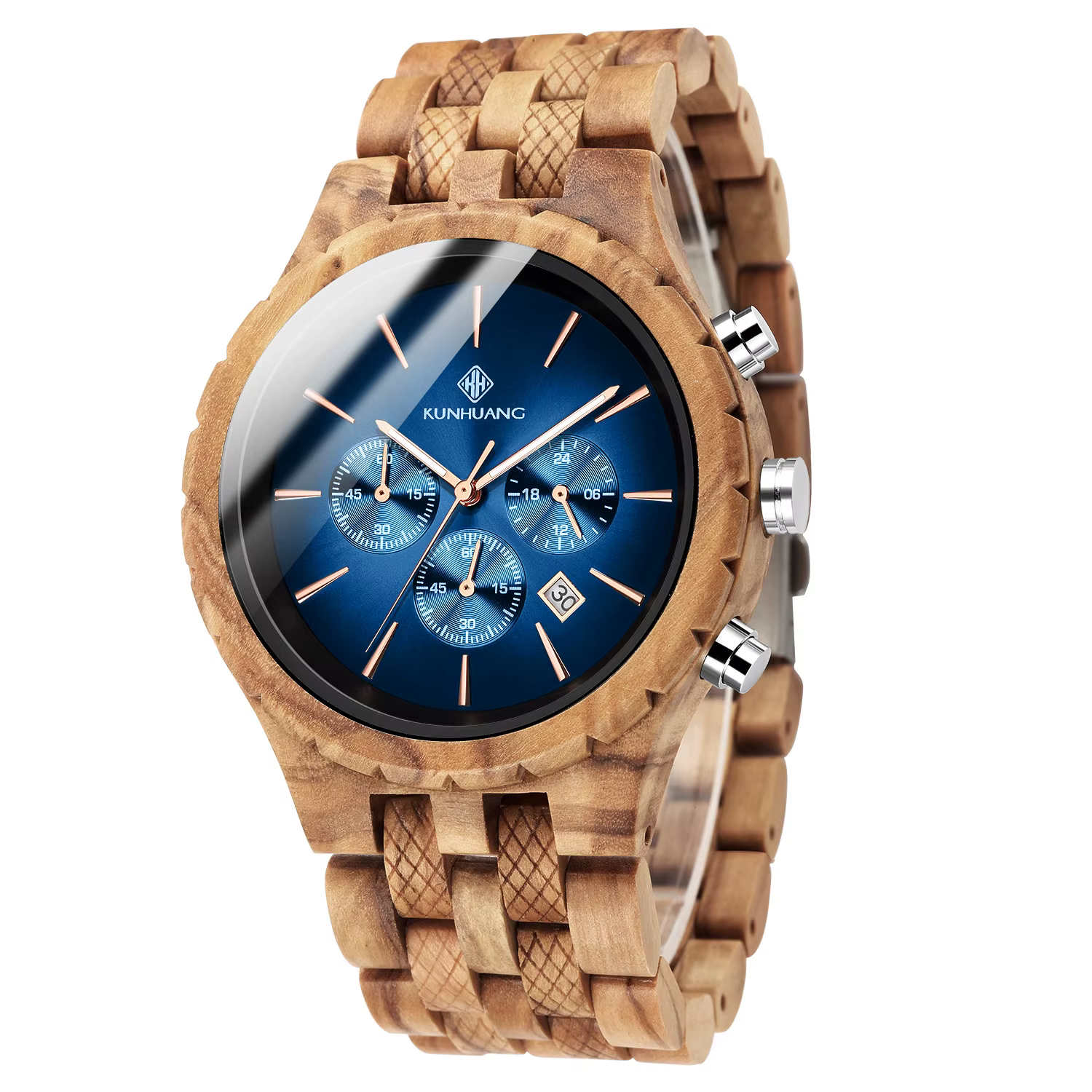 Montre en bois pour homme