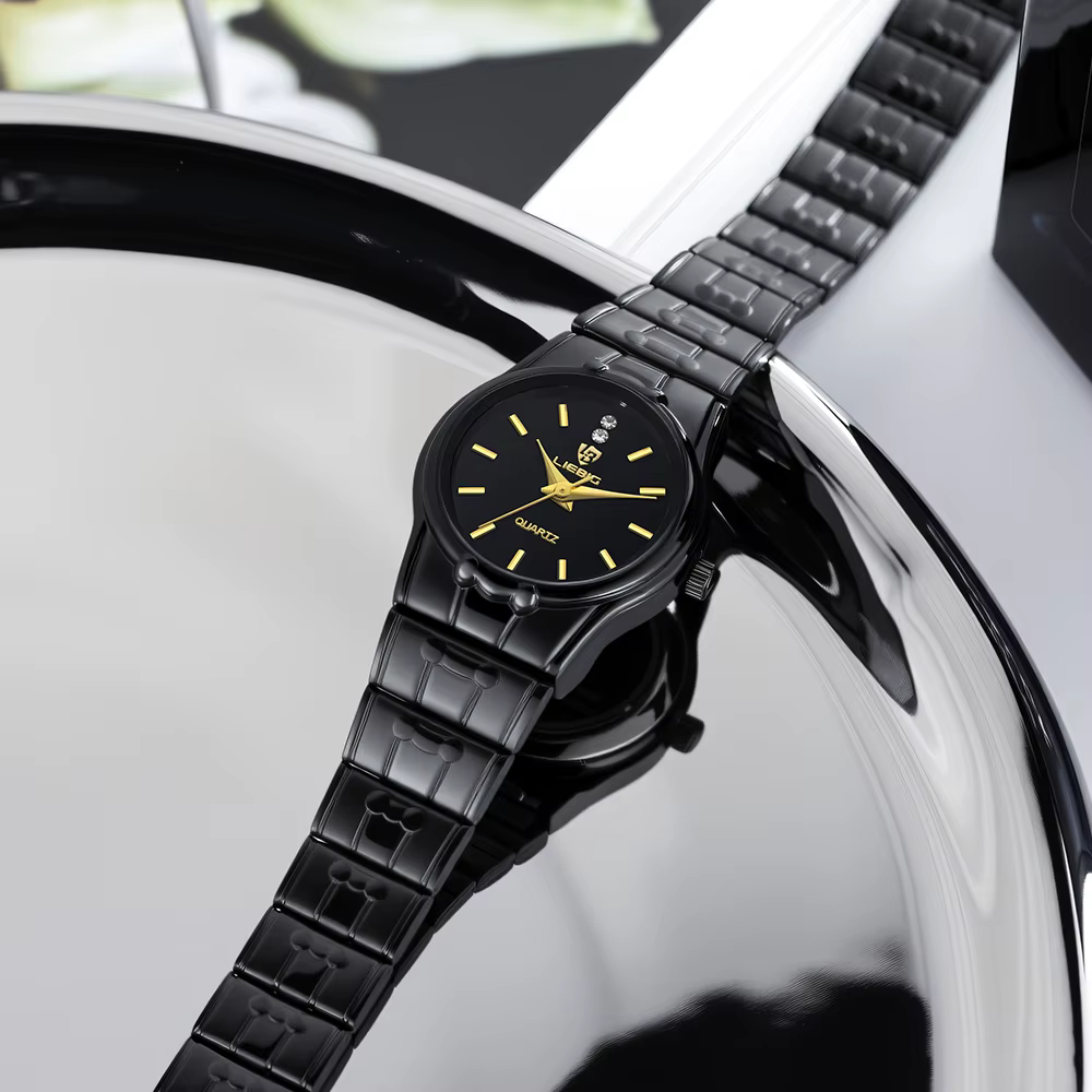 LIEBIG mode Quartz femmes montre-bracelet femme de luxe en acier inoxydable bande originale étanche dames horloge montres Reloj Mujer