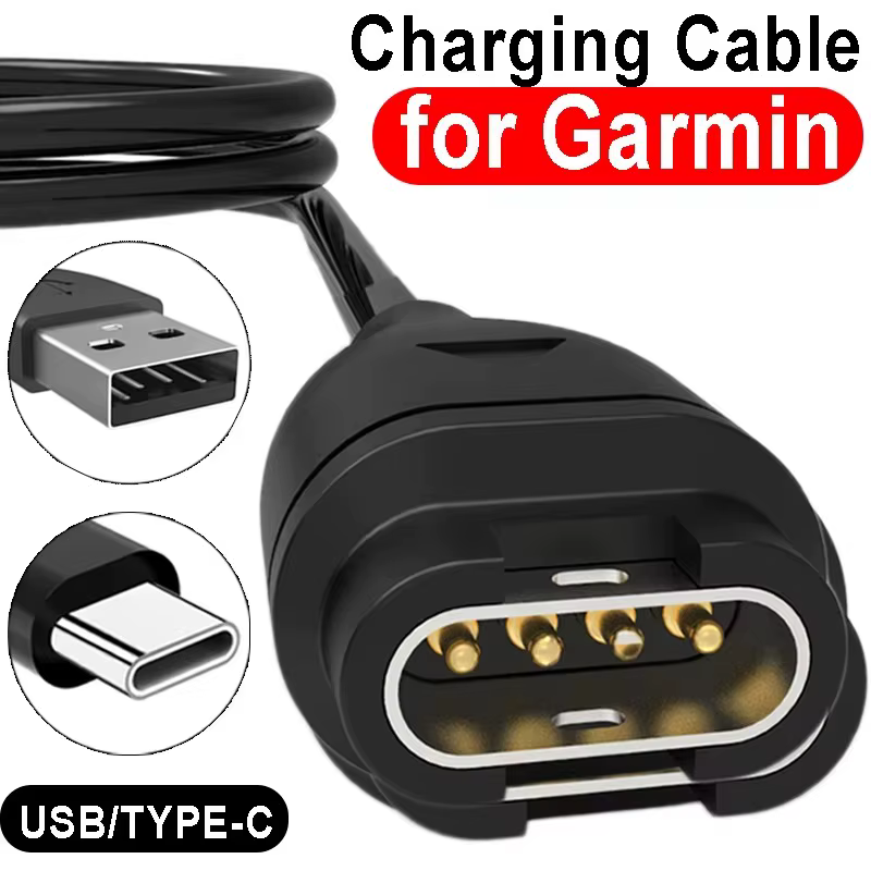 Câbles de charge USB Type C pour montres connectées Garmin Fenix 8