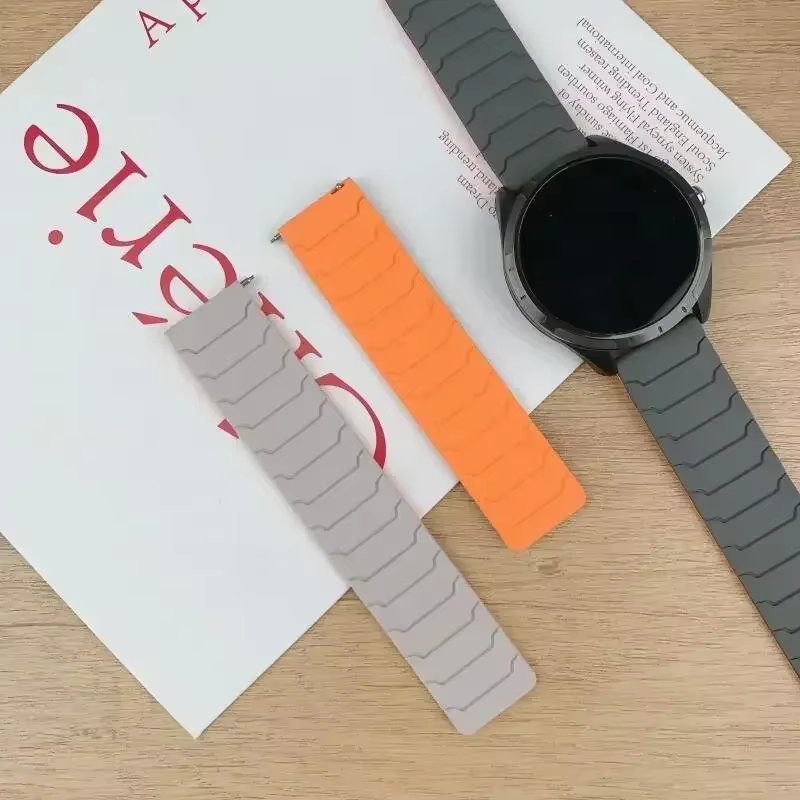 Bracelet magnétique en silicone de 20mm pour Withings ScanWatch 2 42mm/ScanWatch 42mm